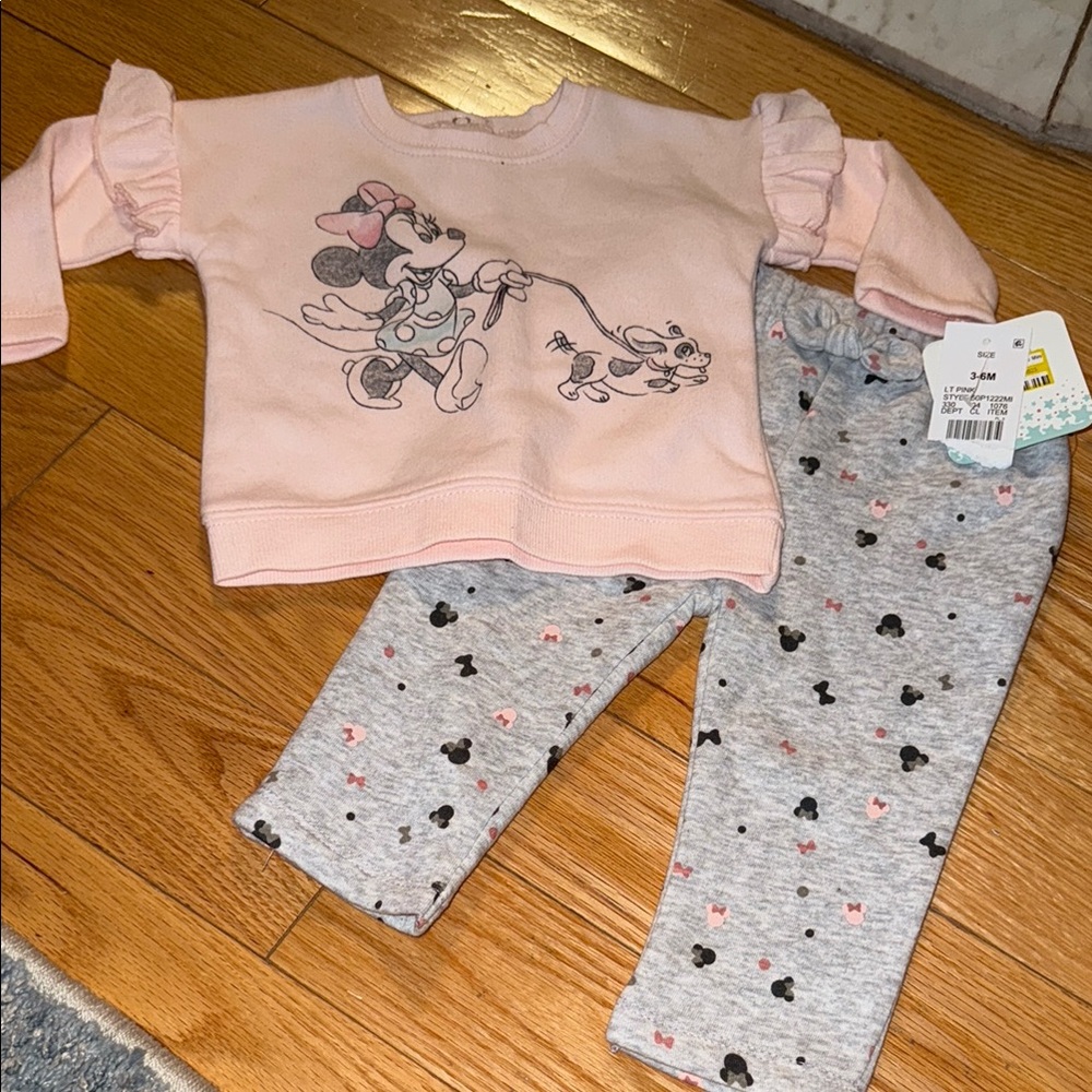 Disney Baby Pink Minnie Mouse Top